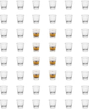 Load image into Gallery viewer, 1.5oz Heavy Base Shot Glasses Set - Clear Crystal for Perfect Shots, 48 Pcs