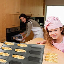 Load image into Gallery viewer, Perfectly Baked Bread: Silicone Hot Dog Molds, 15.75” x 23.6” Non-Stick Design