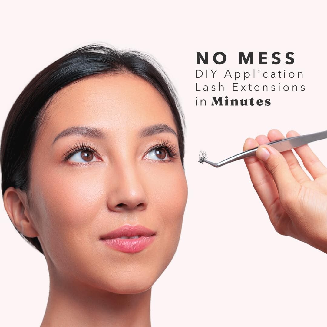 Cruelty-Free DIY Lash Clusters: Natural Look with Fast Application - Pack of 60