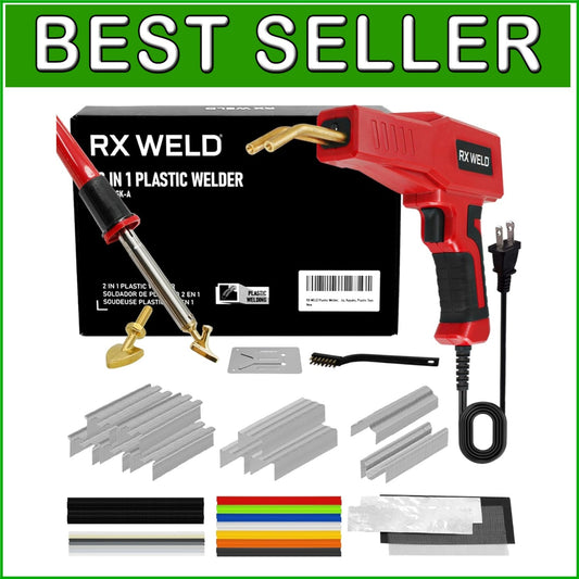 800°F Adjustable Plastic Welder Set for Cars, Kayaks, and Toys - Fast Repairs