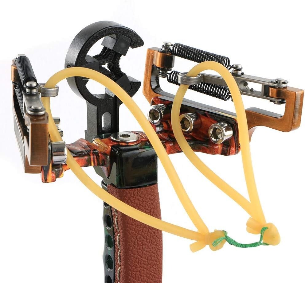Premium Slingshot with LED Bracket - Ideal for Outdoor Hunting and Competition