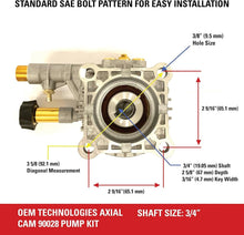 Load image into Gallery viewer, High Efficiency Horizontal Axial Cam Pump Kit for Gas Pressure Washers, 3300 PSI