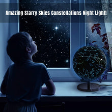 Load image into Gallery viewer, 9-Inch Illuminated Kids Globe with Interactive Games &amp; Night Light Feature