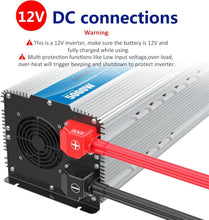 Load image into Gallery viewer, Versatile 5000W Power Inverter with 4 Outlets for Off-Grid Living - Silver