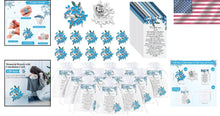 Load image into Gallery viewer, Forget Me Not Memorial Brooches: 90 Sets of Elegant Pins &amp; Thank You Cards