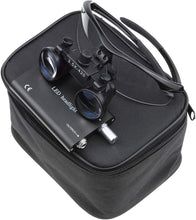 Load image into Gallery viewer, Professional 3.5X Dental Loupes with Adjustable Headlight &amp; Anti-Fog Features