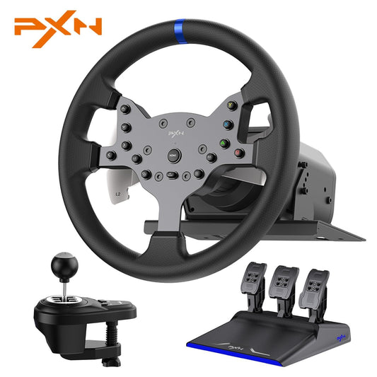 Immersive V99 Racing Wheel with 11.8-inch Grip & Multi-Platform Compatibility