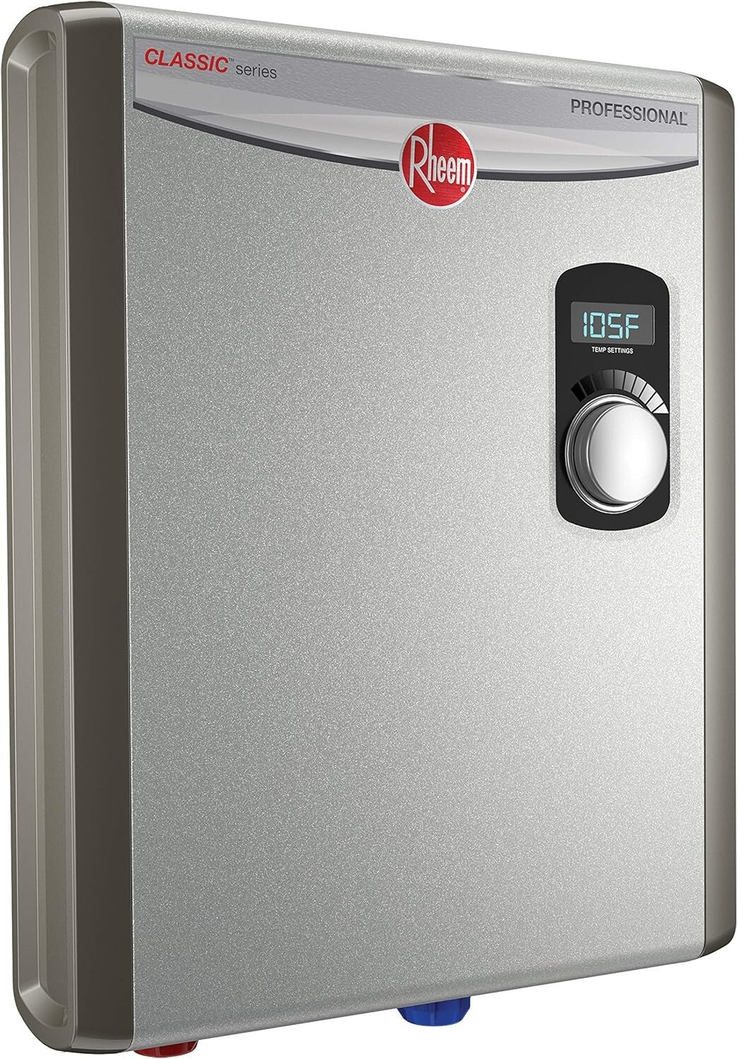18kW Tankless Electric Water Heater with LED Display - Space-Saving Solution