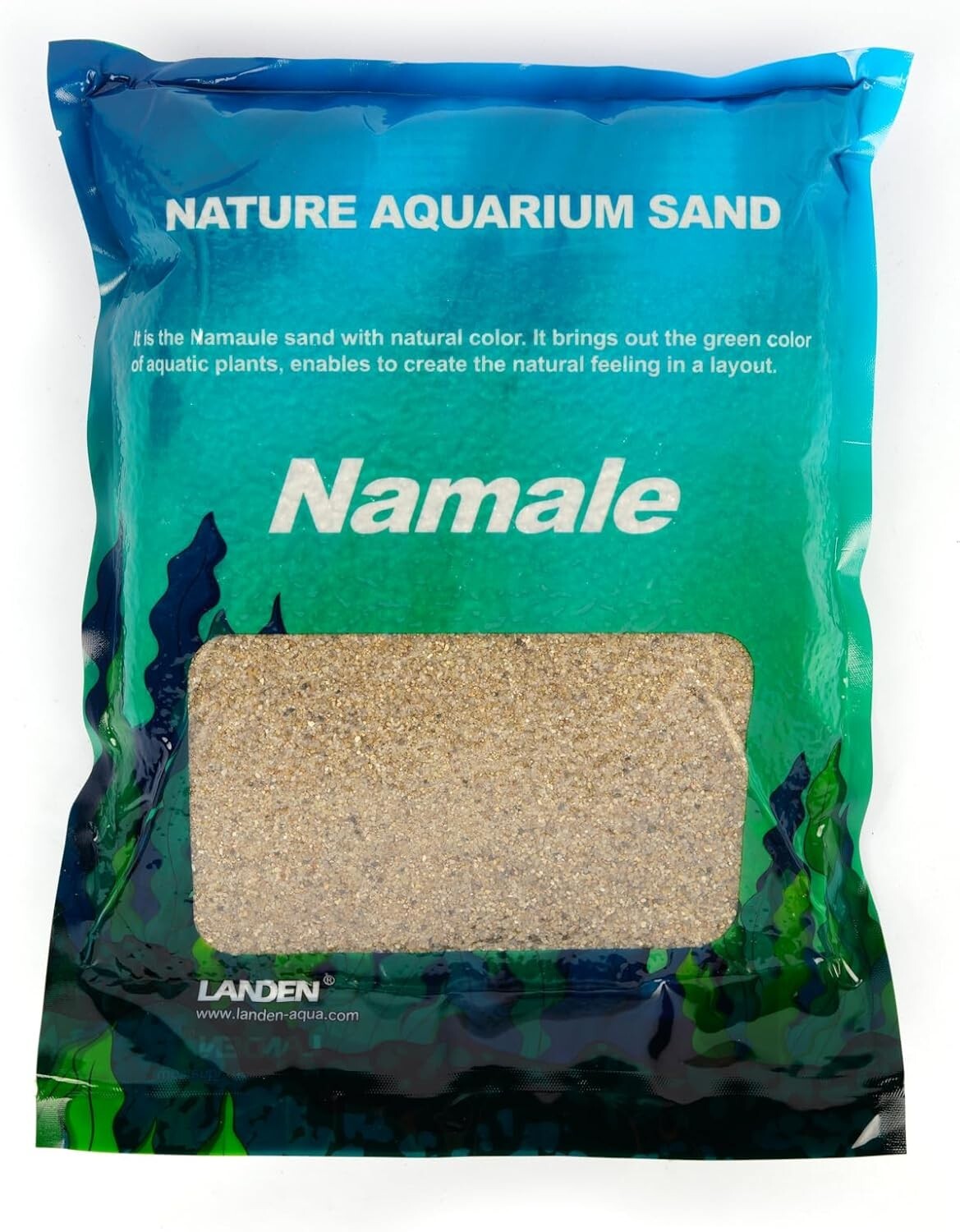 Namale Aquarium Sand (11 lbs) - Fine Grain Natural Color, Ideal for Aquascaping