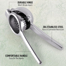 Load image into Gallery viewer, Extra Large Stainless Steel Lemon Squeezer - Effortless Juicing for Your Kitchen