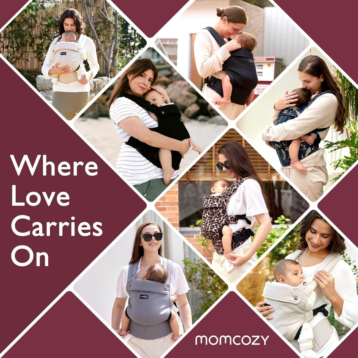 Ergonomic Baby Carrier with Adjustable Support - Ideal for Travel & Everyday Use
