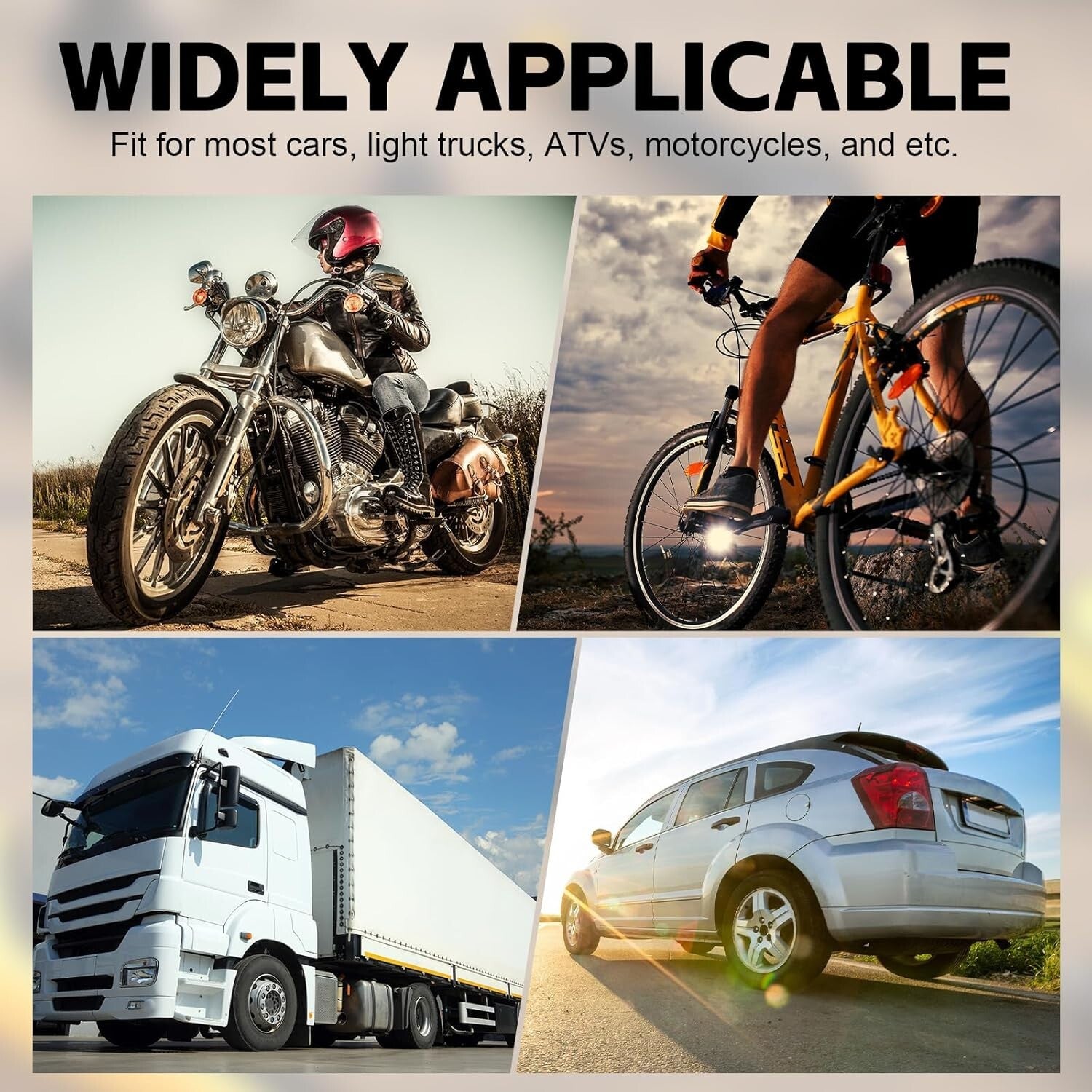 500 Ozone-Resistant Rubber Valve Stems – Perfect for Cars, Trucks & Bikes