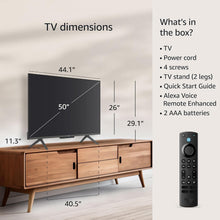 Load image into Gallery viewer, 50-Inch Quantum Dot Display Smart TV: 4K UHD, Dolby Vision &amp; Hands-Free Alexa