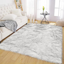 Load image into Gallery viewer, Soft &amp; Washable 6x9 Faux Sheepskin Rug - Elegant Decor for Bedroom &amp; Living Room
