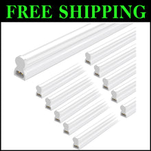 Load image into Gallery viewer, Energy Saving T5 LED Shop Light - 10 Pack, 6500K Brightness, Lightweight Design