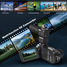 Load image into Gallery viewer, All-in-One 8K Video Camera with Remote Control, Night Vision &amp; 32GB SD Card