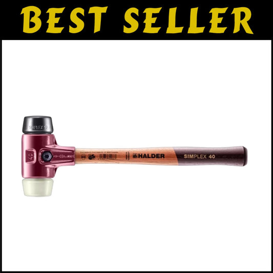 Highly Durable 22 oz Soft-Face Hammer - Cast Iron and Vibration-Damping Design