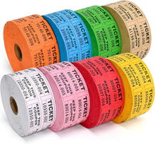 Load image into Gallery viewer, Complete Raffle Ticket Set - 8000 Consecutively Numbered Tickets for Any Event