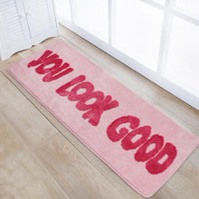 Load image into Gallery viewer, Trendy Plush Pink Bath Rug 20"x60", Super Absorbent with Non-Slip Safety Feature