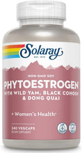 Load image into Gallery viewer, Menopause Relief - PhytoEstrogen Herb Blend in Eco-Friendly Bottle - 240 VegCaps