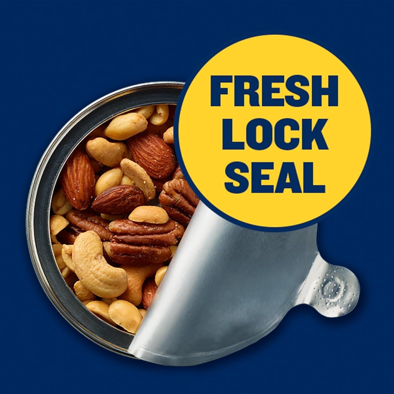 Crunchy Honey Roasted Mixed Nuts Canister - 5g Protein & 50% Less Sodium