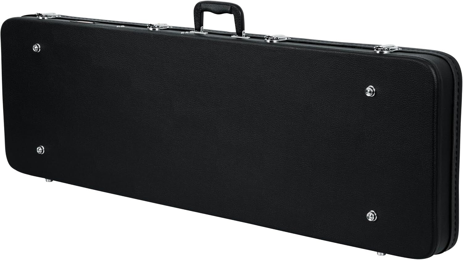 Locking Latch Bass Guitar Case - Hard-Wood Protection for Electric Instruments