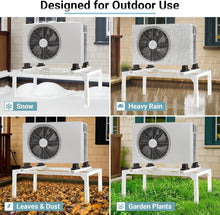 Load image into Gallery viewer, Anti-Vibration Mini Split Ground Stand for Outdoor AC Unit Installation