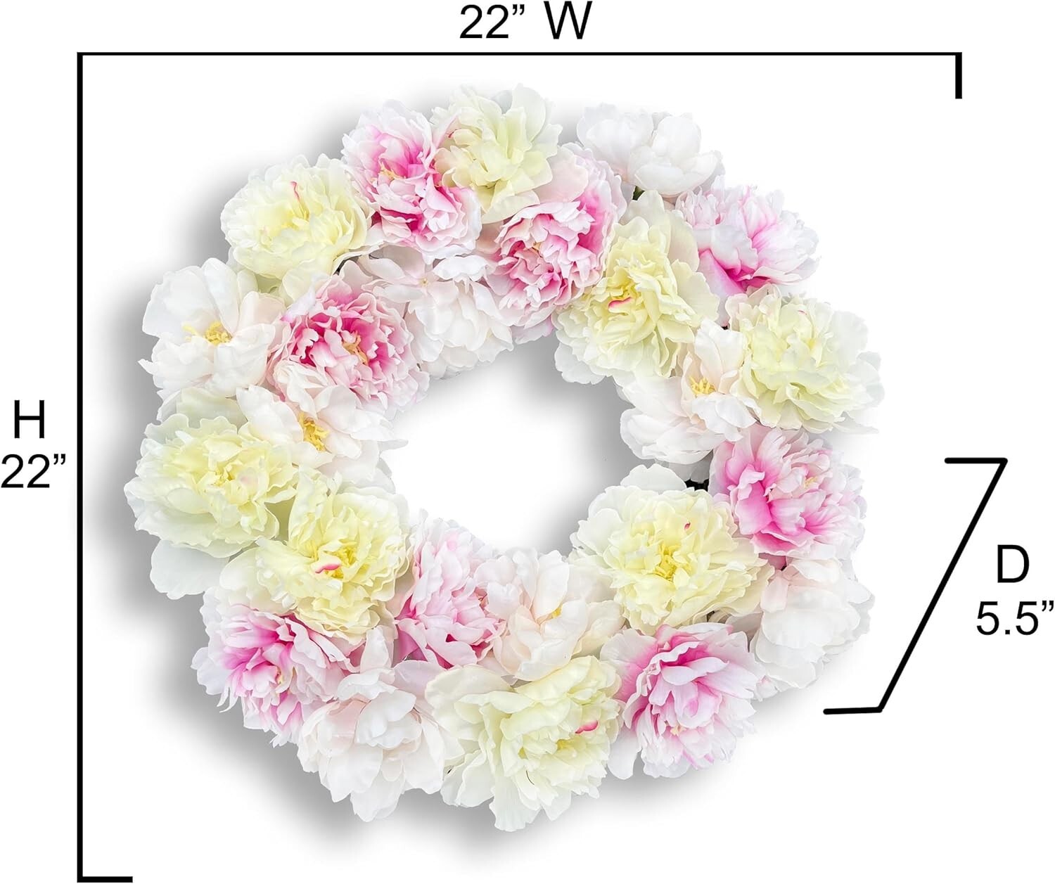 Elegant 2-Pc Mixed Rose & Carnation Faux Flower Set for Home & Memorial Decor