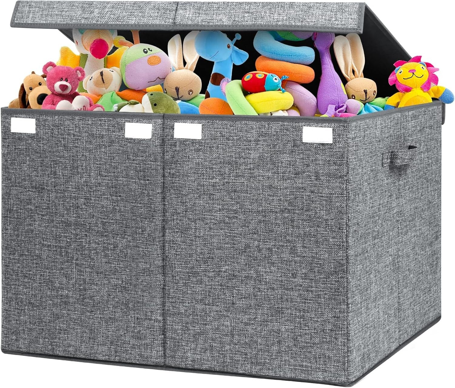 Durable Foldable Toy Chest with 122L Capacity - Perfect Storage for Playrooms