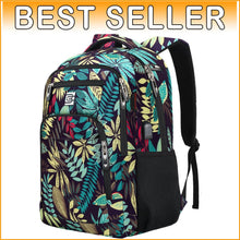 Load image into Gallery viewer, Water-Resistant Slim Laptop Backpack with USB Port - Unisex for College &amp; Travel