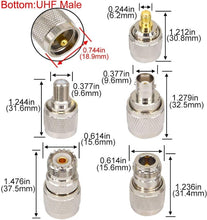 Load image into Gallery viewer, Premium 20PCS UHF Coaxial Connector Kit - Reliable Adapters for Antennas &amp; More