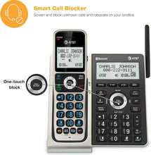Load image into Gallery viewer, Smart Call Blocking 5-Handset Cordless Phone with Backlit Screen and Keypad