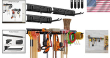 Load image into Gallery viewer, Rust-Resistant Wall Mount Organizer - 48-Inch Carbon Steel with 450 lbs Capacity