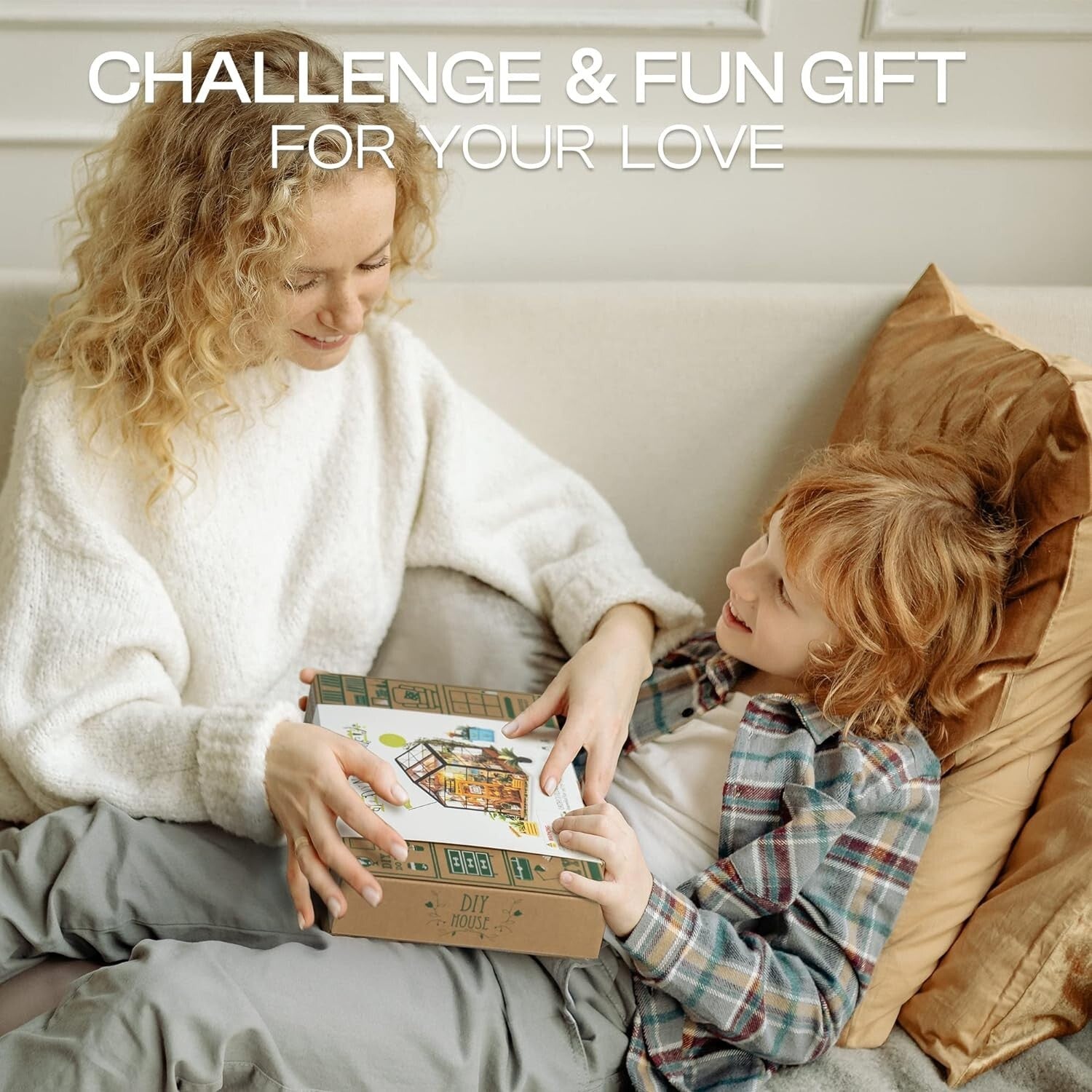 Exquisite 1:24 Scale Mini Dollhouse Kit with LED - Holiday & Birthday Gift