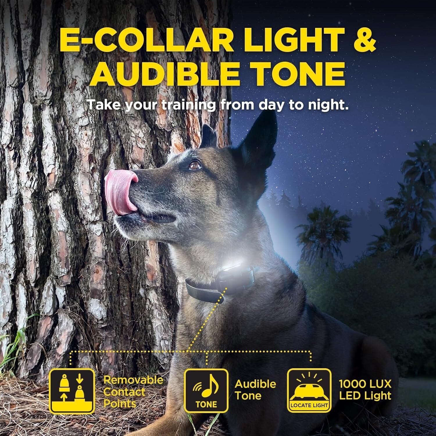 2-Dog E-Collar Remote Training System | Waterproof, Adjustable, 1/2 Mile Range