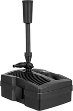 Load image into Gallery viewer, Reliable 660 GPH Pond Filter Pump with Built-In Light: Perfect for Garden Ponds
