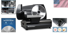 Load image into Gallery viewer, Ultimate 7.5” Electric Meat Slicer with Adjustable Thickness - Perfect for De...