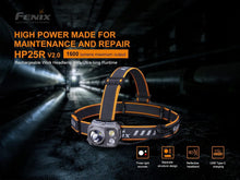 Load image into Gallery viewer, Versatile HP25R v2.0 Headlamp: 1600 Lumen Spotlight &amp; 400 Lumen Floodlight