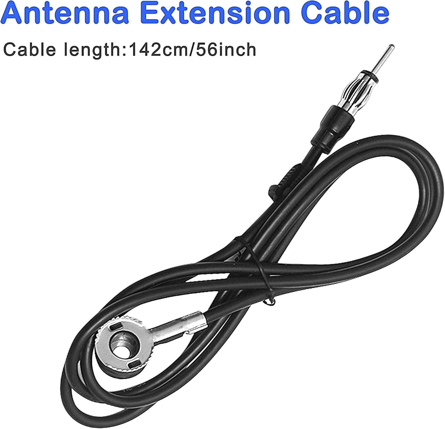 Durable 26.5-Inch Marine Radio Antenna for FM/AM - Strong 15-Mile Range