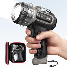Load image into Gallery viewer, Lightweight Handheld Spotlight with Adjustable Focus &amp; Long-Lasting Battery Life