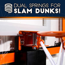 Load image into Gallery viewer, Pro-Style Mini Basketball Hoop for Door: Quick Ball Return &amp; Foam Balls Included