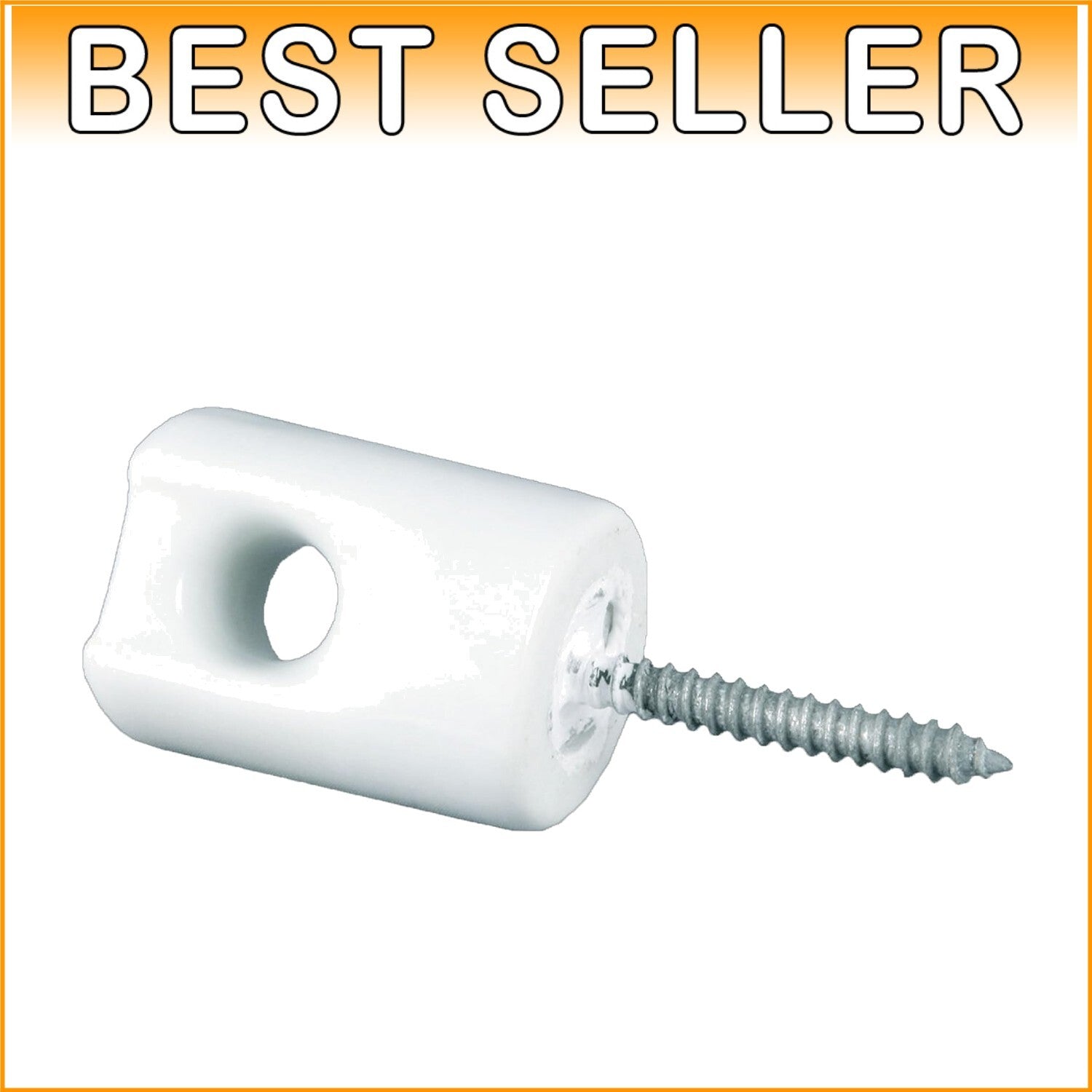 Lifetime Quality Ceramic Lag Insulators - 25 Pack for Electric Fencing