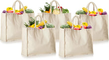 Load image into Gallery viewer, Multipurpose Reusable Shopping Bag - Heavy Duty Comfortable Canvas Tote
