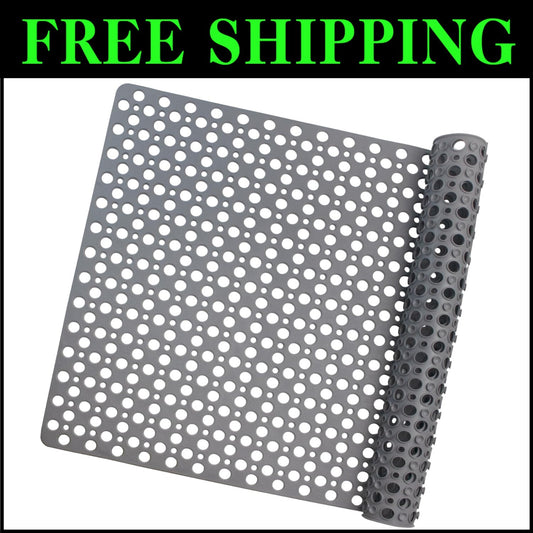 Comfortable Oversized Anti-Slip Shower Mat - 47x32 Inches for Ultimate Safety