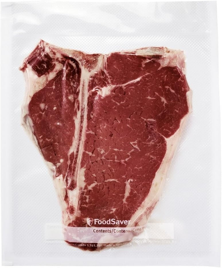 Reusable Vacuum Sealer Rolls - 11x16 BPA-Free Bags for Prolonged Freshness