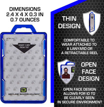 Load image into Gallery viewer, Multi-Color Dual-Card Holder with Lanyard &amp; ID Badge Reel for Secure Access