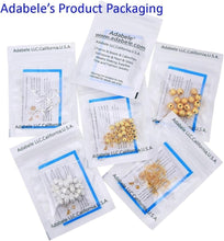 Load image into Gallery viewer, Elegant 18k Yellow Gold Plated Earring Hooks - 50pcs Heavy Duty Sterling Silver