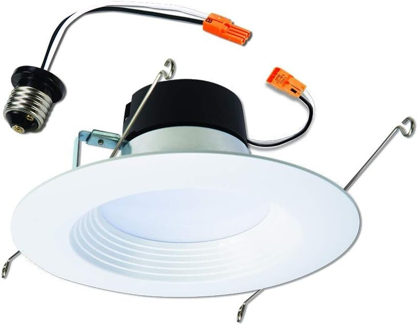 All-in-One 5/6 Inch Recessed LED Retrofit Can Lights - 3CCT, 6-Pack, Energy Star