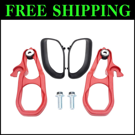 Durable Red Tow Hooks Set for 2019-2024 RAM 1500 - Easy Installation Included