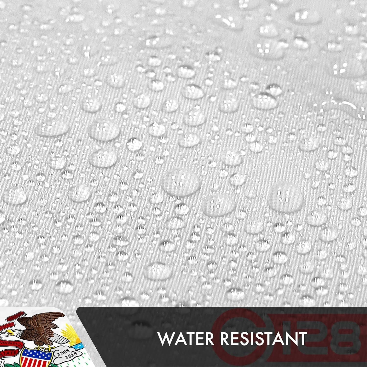 Embroidered 3x5 Illinois Flag - Indoor/Outdoor Double Sided with Brass Grommets